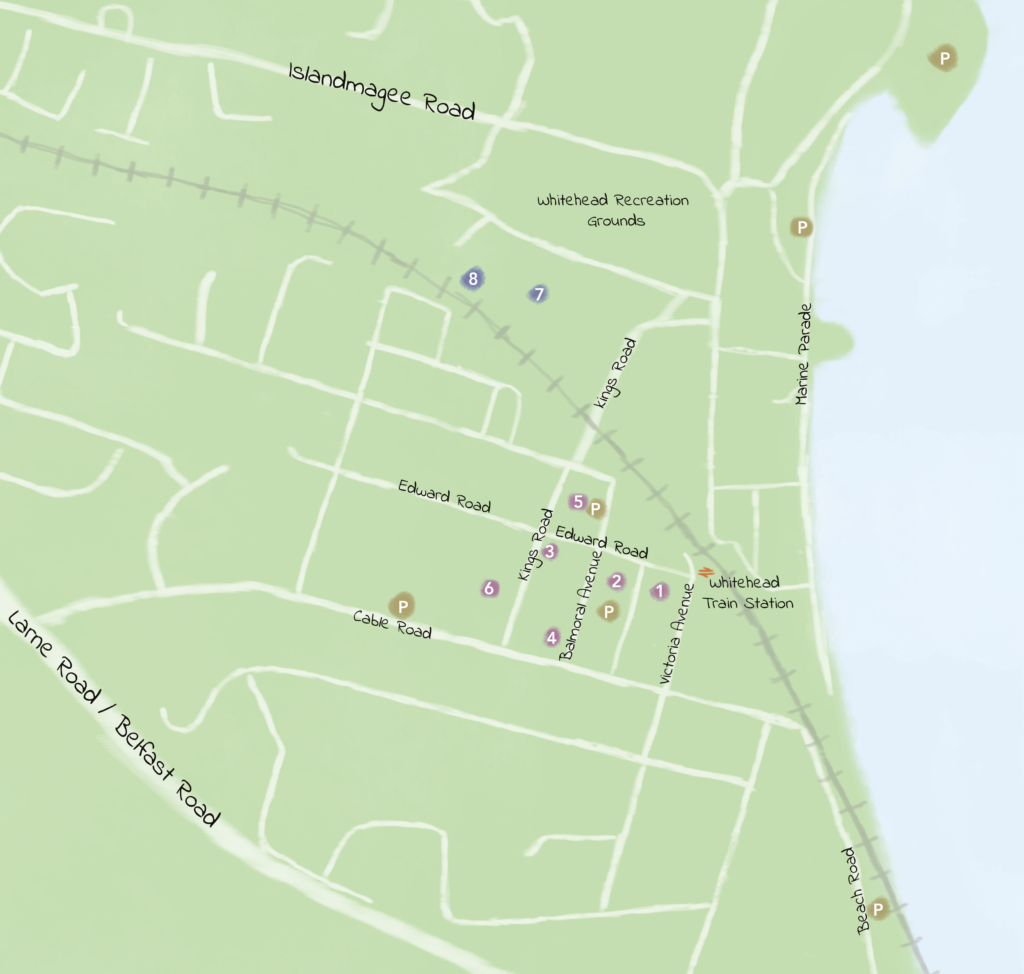 Map Of Whitehead Yarnfolk